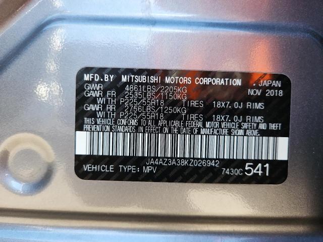 Photo 14 from auction – 2019 MITSUBISHI OUTLANDER with VIN JA4AZ3A38KZ026942