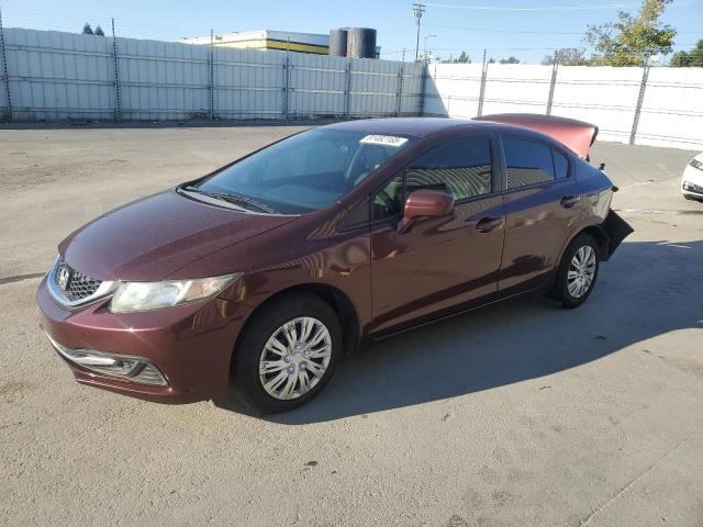 HONDA CIVIC LX 2014 with VIN 19XFB2F55EE215617 - Photo from auction