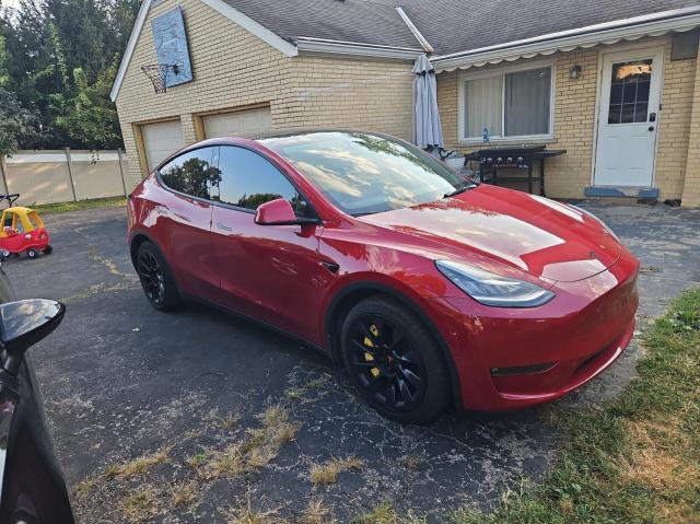 TESLA MODEL Y 2021 with VIN 5YJYGDEE8MF193354 - Photo from auction