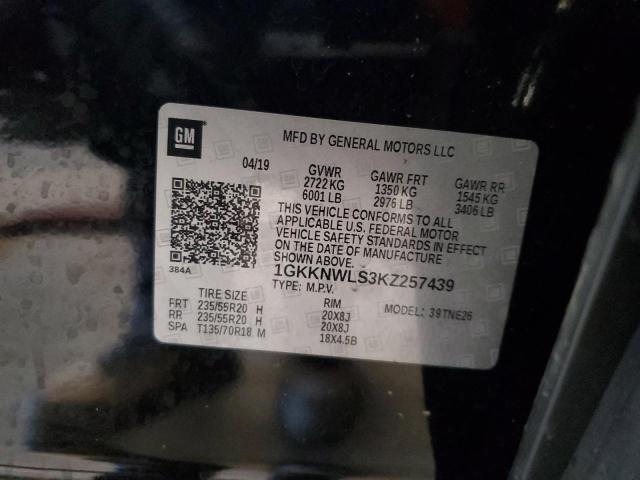 Photo 14 from auction – 2019 GMC ACADIA SLT-2 with VIN 1GKKNWLS3KZ257439