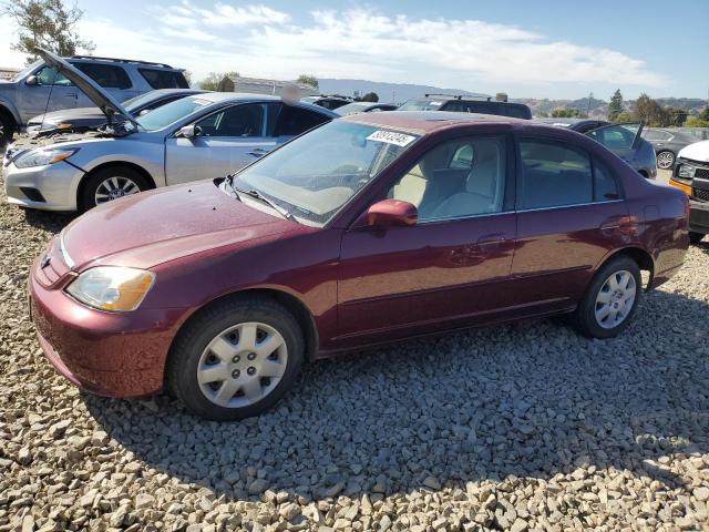HONDA CIVIC EX 2002 z numerem VIN 2HGES26892H532887 - Zdjęcie z aukcji