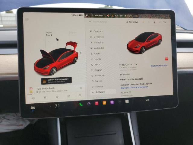 Photo 9 from auction – 2018 TESLA MODEL 3 with VIN 5YJ3E1EBXJF088217