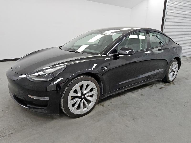 TESLA MODEL 3 2022 with VIN 5YJ3E1EA5NF372092 - Photo from auction
