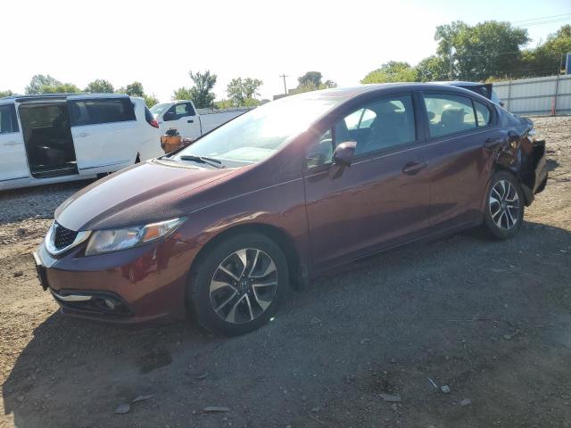 HONDA CIVIC EXL 2013 with VIN 19XFB2F96DE058293 - Photo from auction