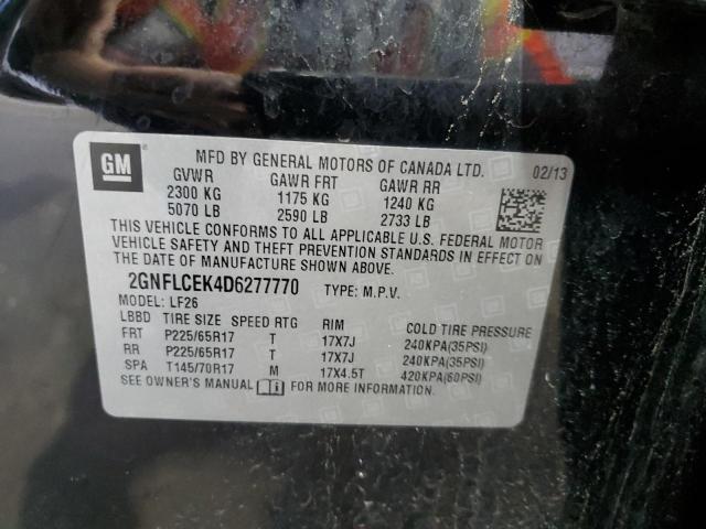 Photo 14 from auction – 2013 CHEVROLET EQUINOX LS with VIN 2GNFLCEK4D6277770