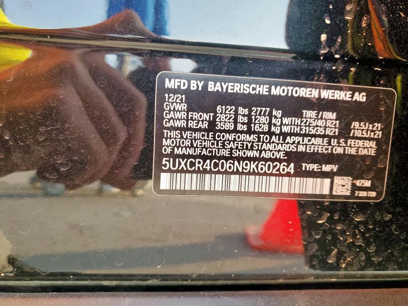 Photo 14 from auction – 2022 BMW X5 SDRIVE with VIN 5UXCR4C06N9K60264