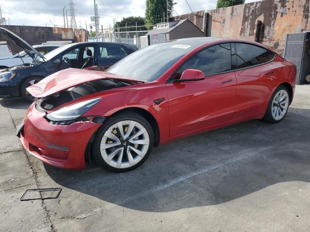TESLA MODEL 3 2022 with VIN 5YJ3E1EA8NF303851 - Photo from auction