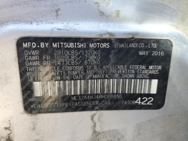 Photo 14 from auction – 2017 MITSUBISHI MIRAGE with VIN ML32A4HJ4HH008855