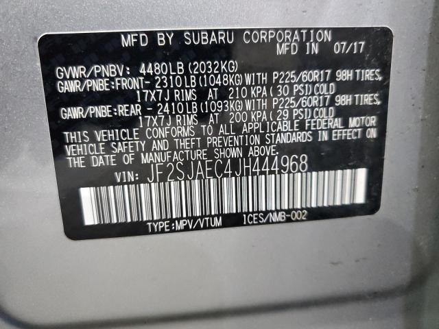 Photo 14 from auction – 2018 SUBARU FORESTER 2 with VIN JF2SJAEC4JH444968