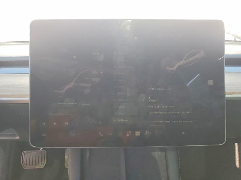 صورة رقم 9 من المزاد - 2022 TESLA MODEL 3 مع VIN 5YJ3E1EB8NF361743