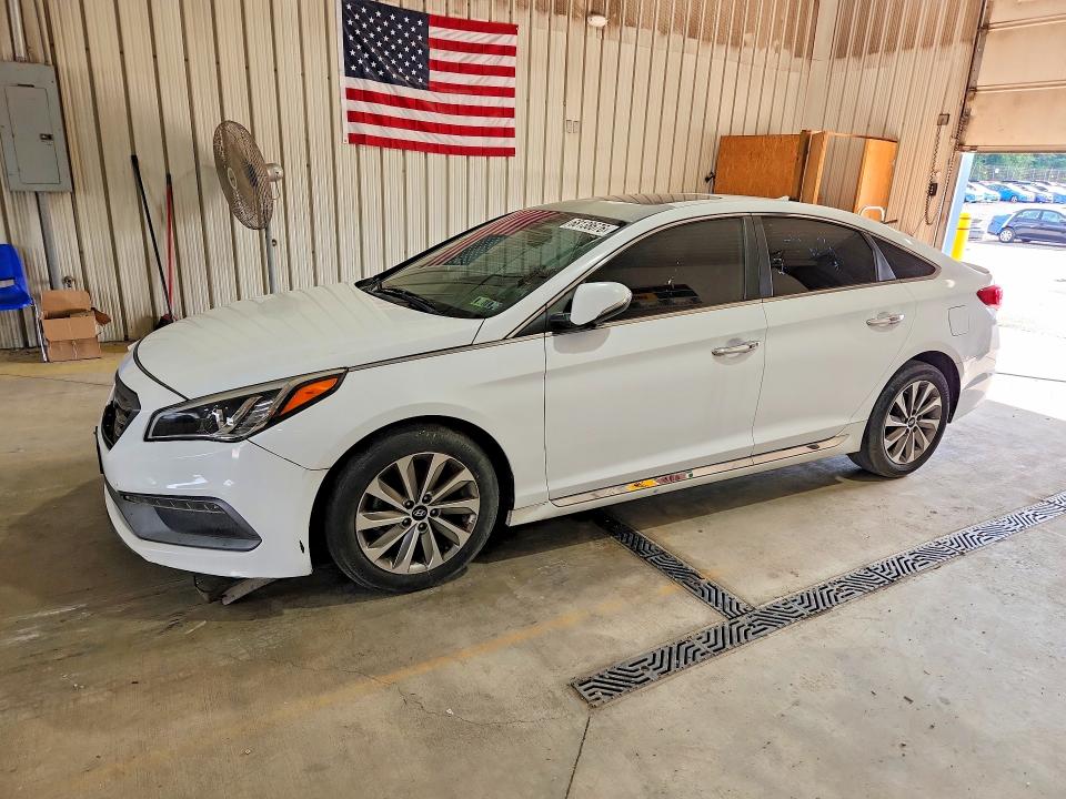 HYUNDAI SONATA 2017 with VIN 5NPE34AFXHH514394 - Photo from auction