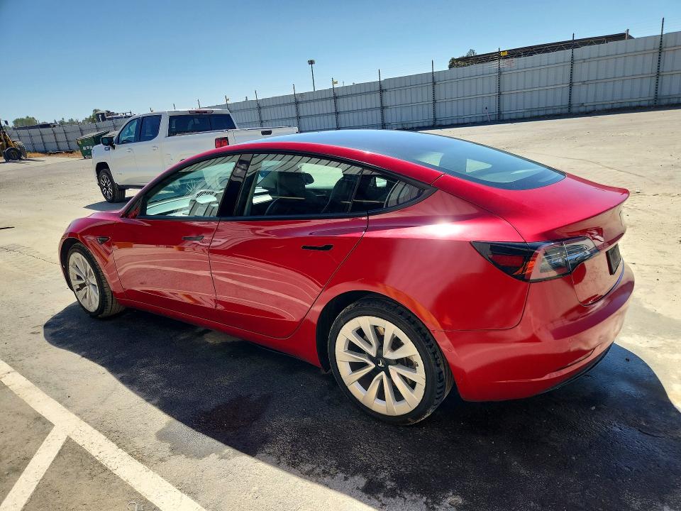 Фото 2 с аукциона – 2022 TESLA MODEL 3 с VIN 5YJ3E1EB7NF305194