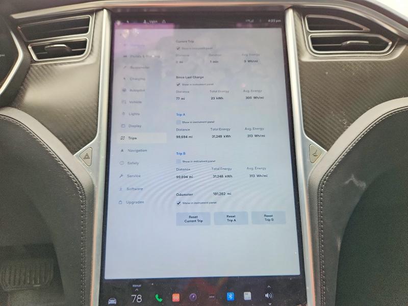 Снимка 9 от търг – 2015 TESLA MODEL S с VIN 5YJSA1H25FFP78998
