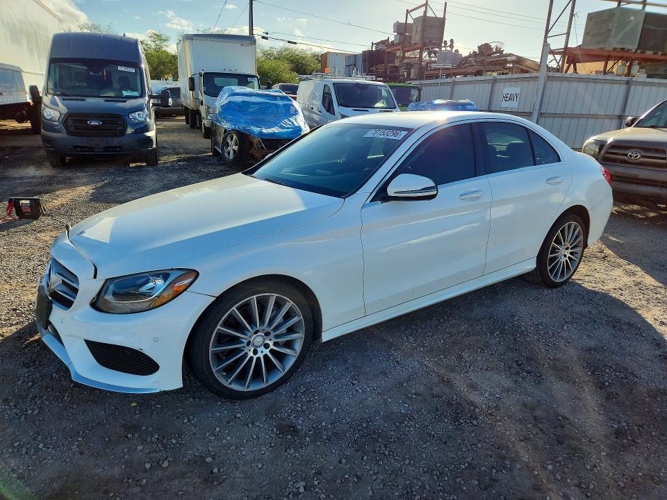 MERCEDES-BENZ C 2017 с VIN 55SWF4JB9HU180204 - Снимка от търг