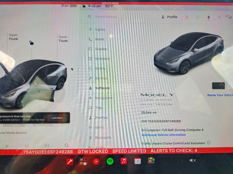 Фото 9 с аукциона – 2025 TESLA MODEL Y с VIN 7SAYGDEE6SF249288