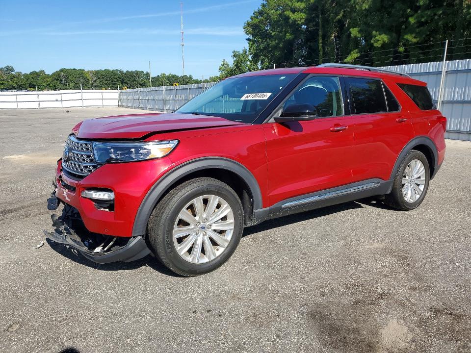 FORD EXPLORER 2020 with VIN 1FMSK8FH4LGC25978 - Photo from auction