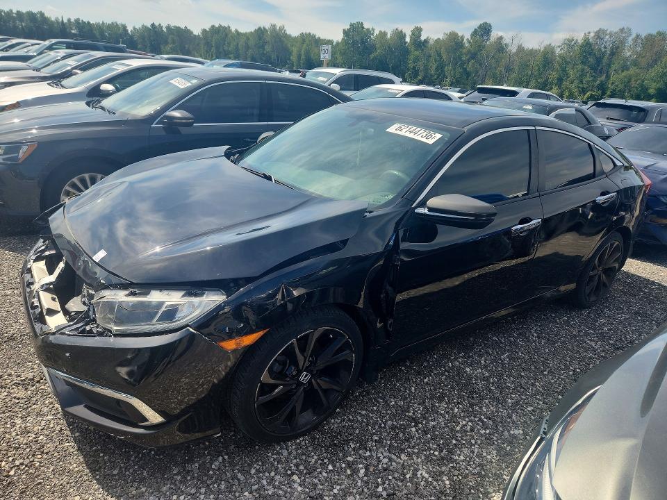 HONDA CIVIC 2019 with VIN 2HGFC2E52KH001829 - Photo from auction