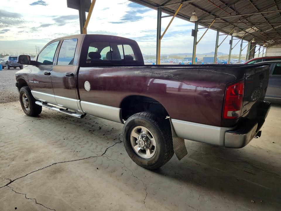 Photo 2 from auction – 2005 DODGE RAM 2500 with VIN 3D7KS28C55G707469