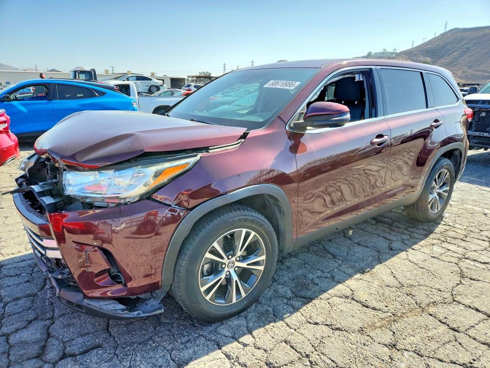 2019 TOYOTA HIGHLANDER - Търг №68619986