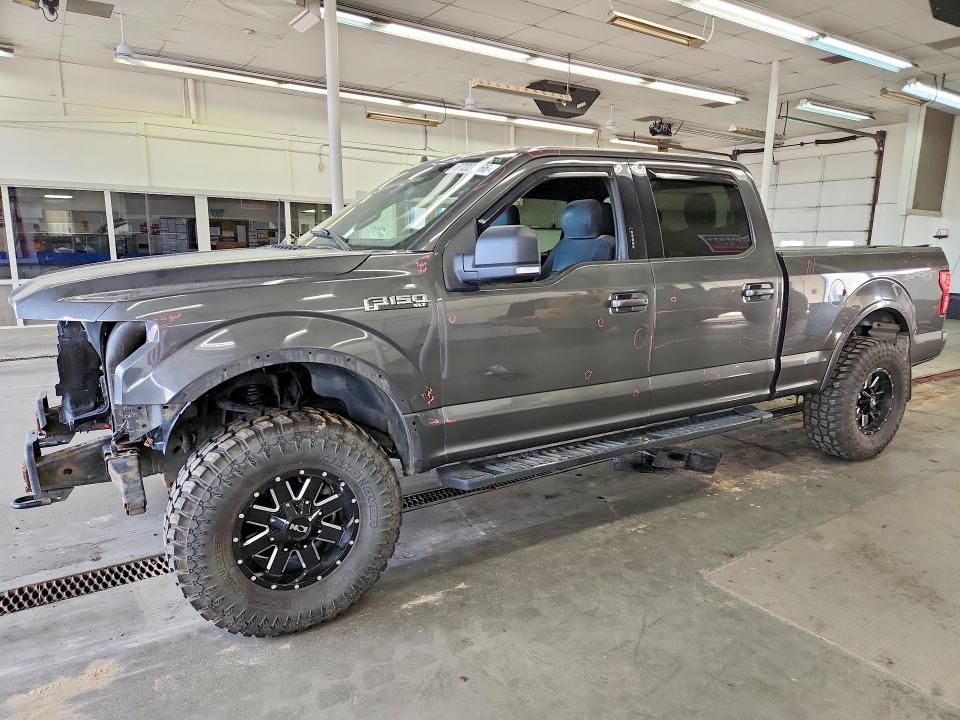 FORD F150 2018 with VIN 1FTFW1E51JKD75744 - Photo from auction