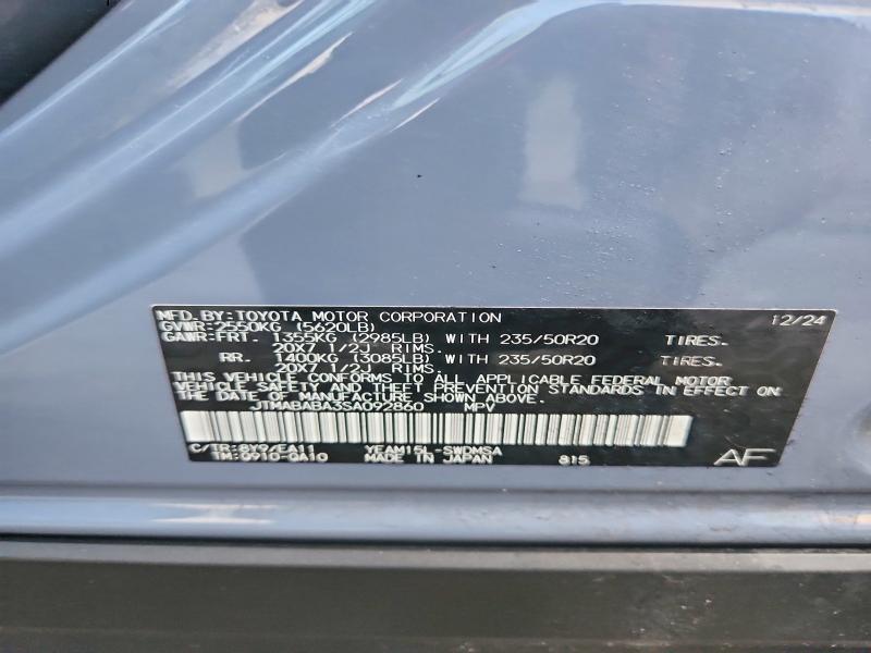 Photo 14 from auction – 2025 SUBARU SOLTERRA with VIN JTMABABA3SA092860