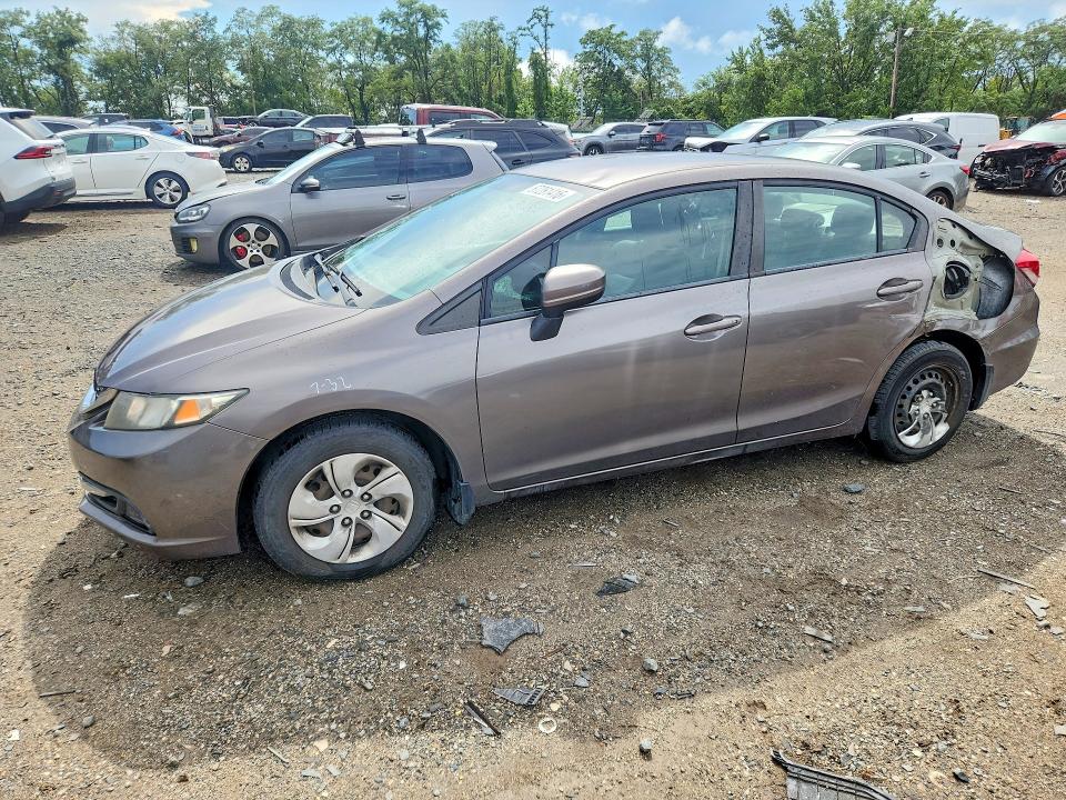 HONDA CIVIC 2014 with VIN 19XFB2F55EE074144 - Photo from auction