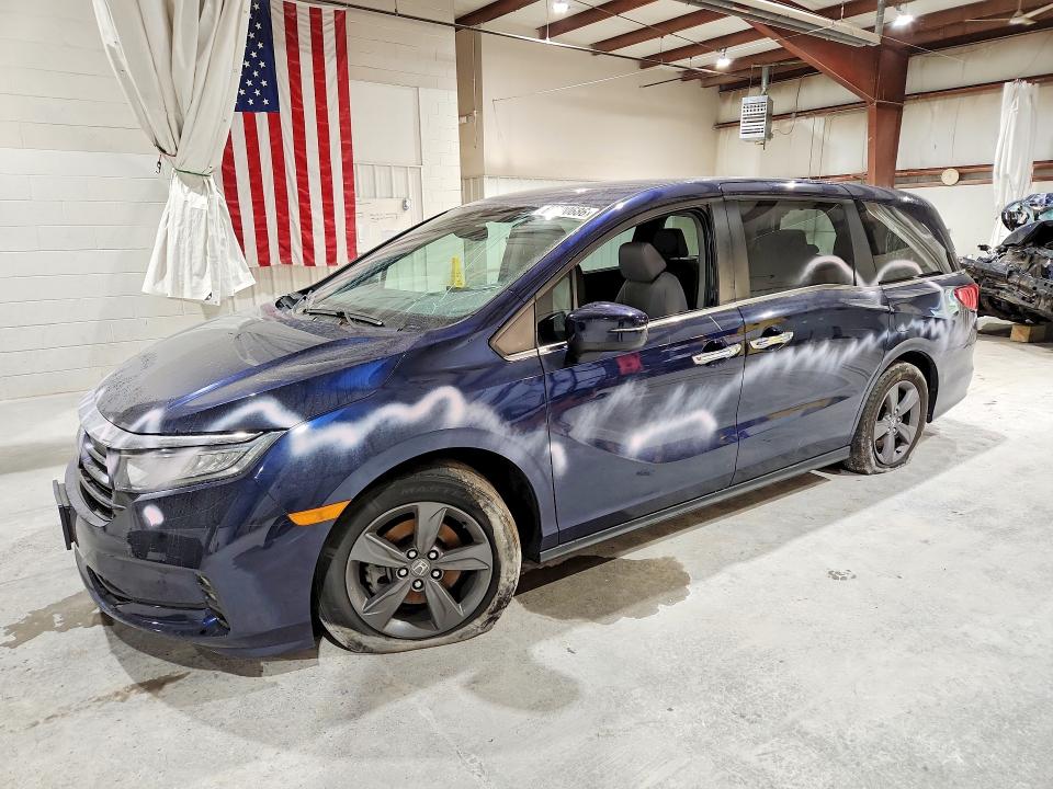 HONDA ODYSSEY 2022 with VIN 5FNRL6H52NB010720 - Photo from auction