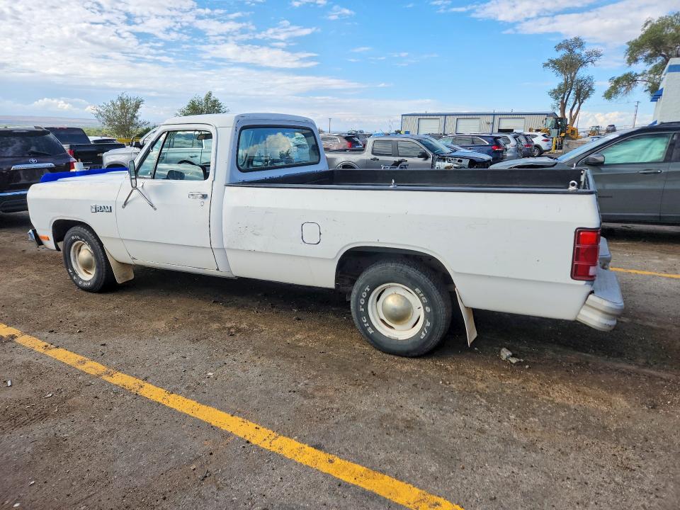 Фото 2 с аукциона – 1983 DODGE D-SERIES с VIN 1B7GD14T8DS506246