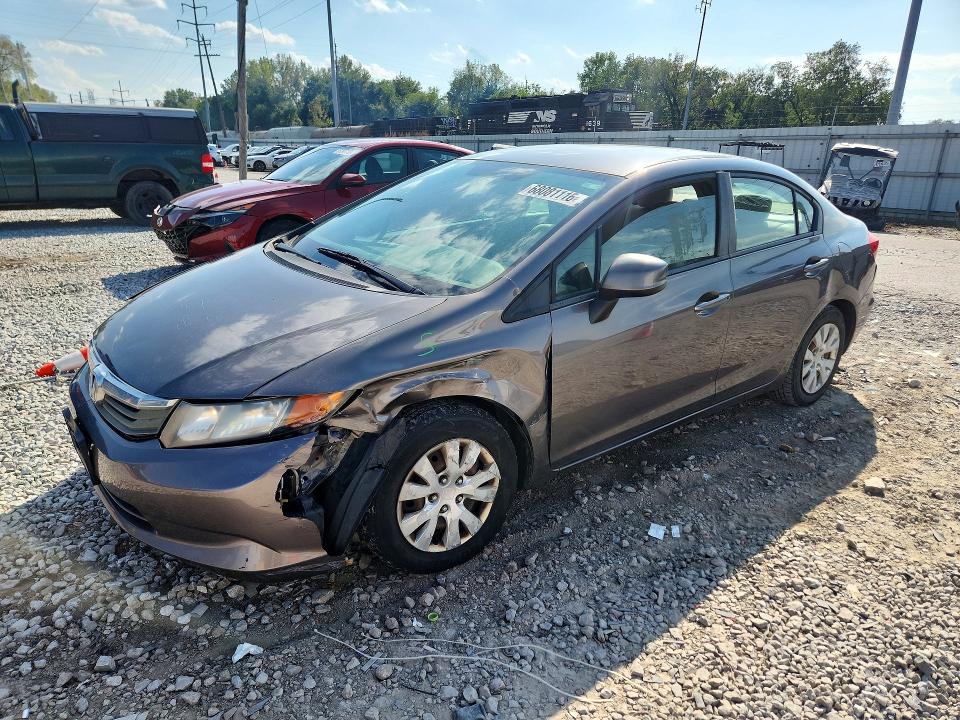 HONDA CIVIC 2012 with VIN 19XFB2F56CE373865 - Photo from auction