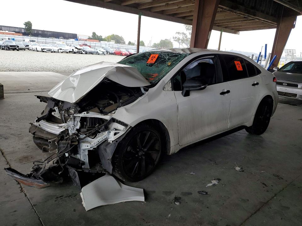 TOYOTA COROLLA 2021 with VIN 5YFS4MCE4MP096447 - Photo from auction