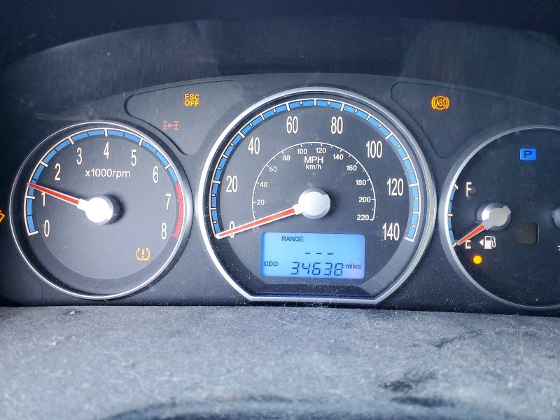 Photo 9 from auction – 2009 HYUNDAI SANTA FE with VIN 5NMSG73D79H321171