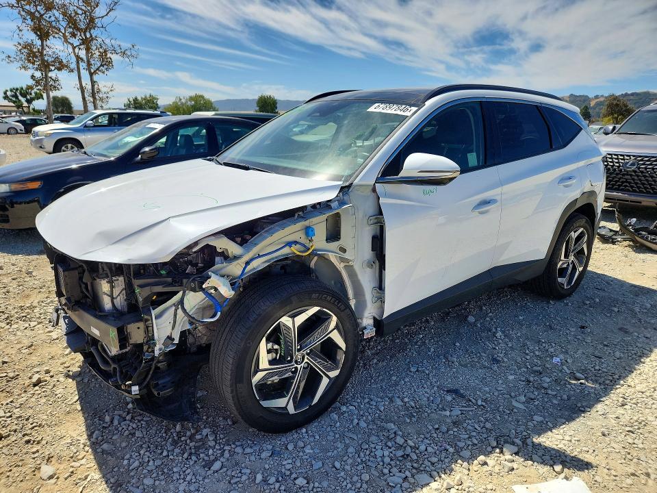 HYUNDAI TUCSON 2024 with VIN KM8JECD12RU152230 - Photo from auction