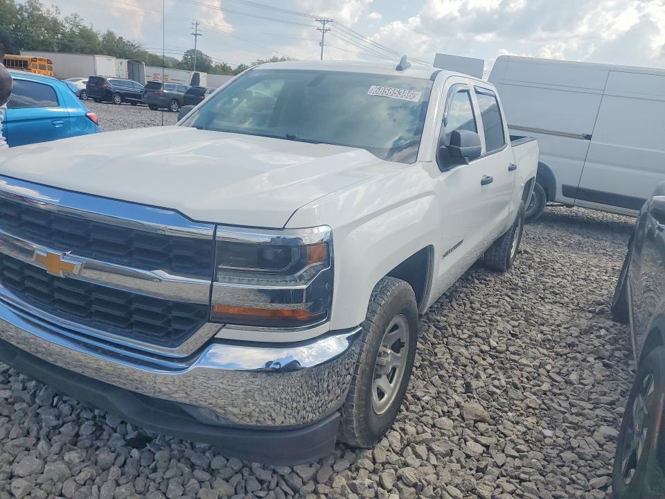 CHEVROLET SILVERADO 2018 with VIN 3GCPCNEC7JG597960 - Photo from auction