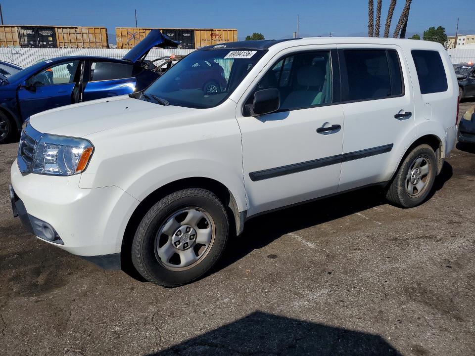 HONDA PILOT 2014 with VIN 5FNYF3H27EB010753 - Photo from auction