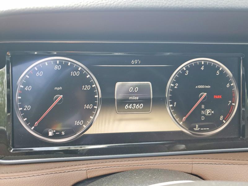 Photo 9 from auction – 2014 MERCEDES-BENZ S with VIN WDDUG8FB0EA019756