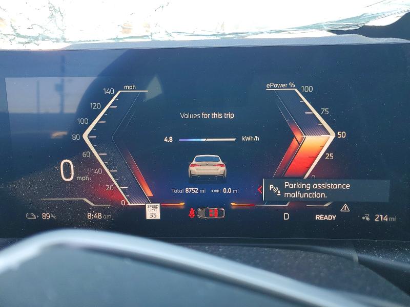 Photo 9 from auction – 2025 BMW I4 with VIN WBY23HD00SFU37147