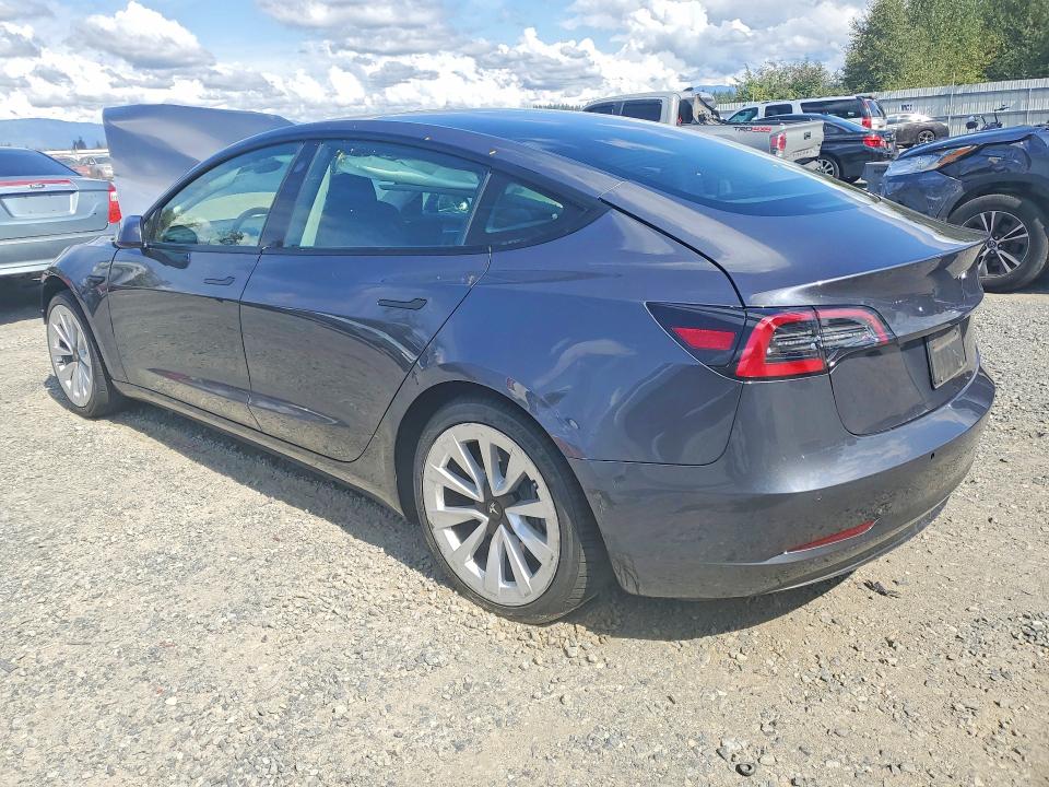 Фото 2 с аукциона – 2022 TESLA MODEL 3 с VIN 5YJ3E1EA4NF304429