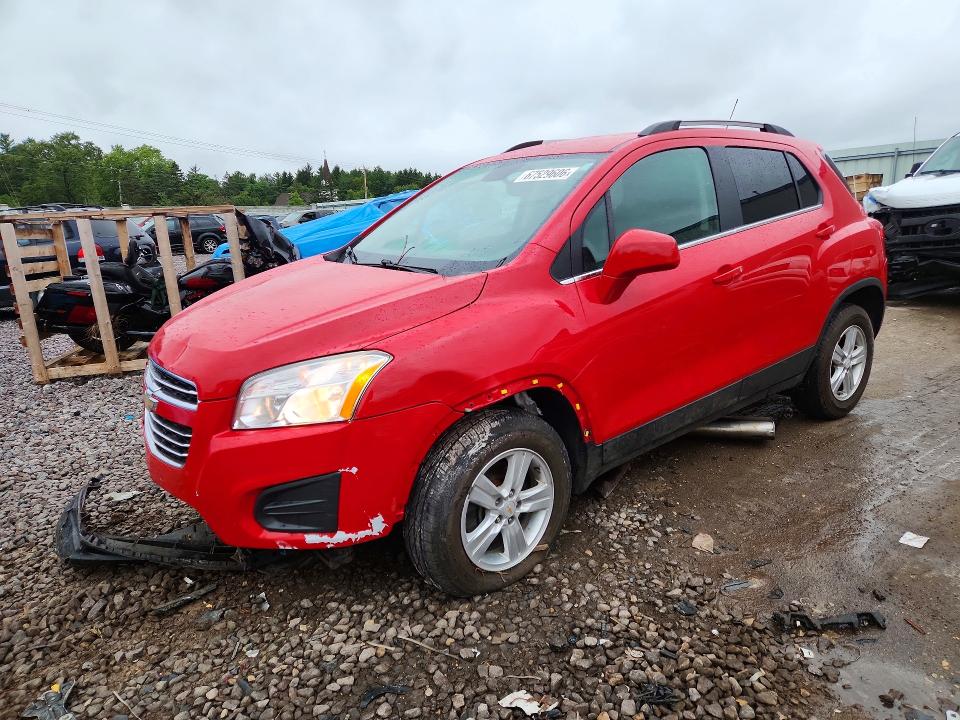 CHEVROLET TRAX 2015 with VIN KL7CJRSB2FB113777 - Photo from auction