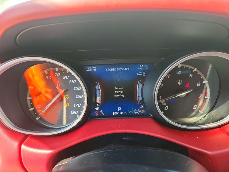 Photo 9 from auction – 2018 MASERATI LEVANTE with VIN ZN661XUL5JX294345