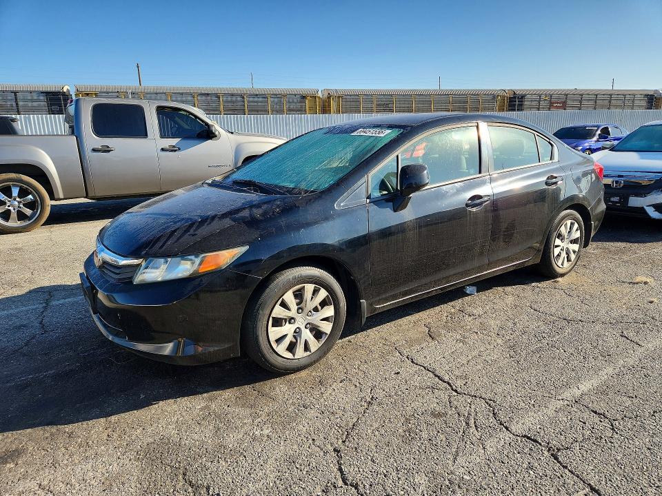 HONDA CIVIC 2012 مع رقم تعريف المركبة 19XFB2F50CE326251 - صورة من المزاد