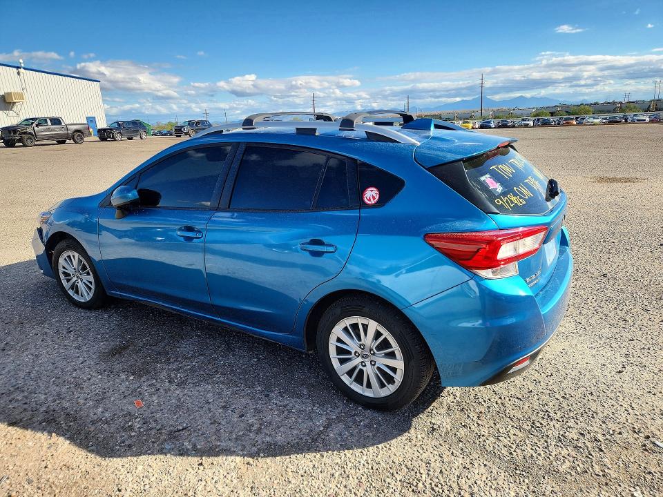 Фото 2 с аукциона – 2018 SUBARU IMPREZA с VIN 4S3GTAD61J3722507