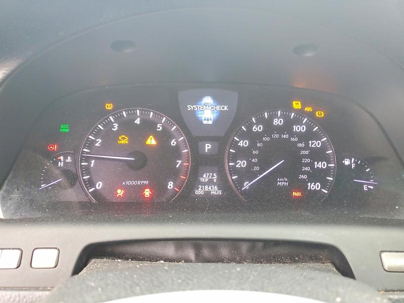 Photo 9 from auction – 2008 LEXUS LS with VIN JTHBL46F685060736