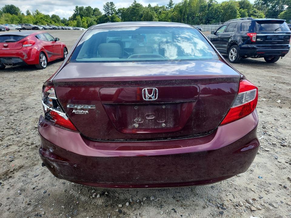 Photo 6 from auction – 2012 HONDA CIVIC with VIN 19XFB2F95CE072670