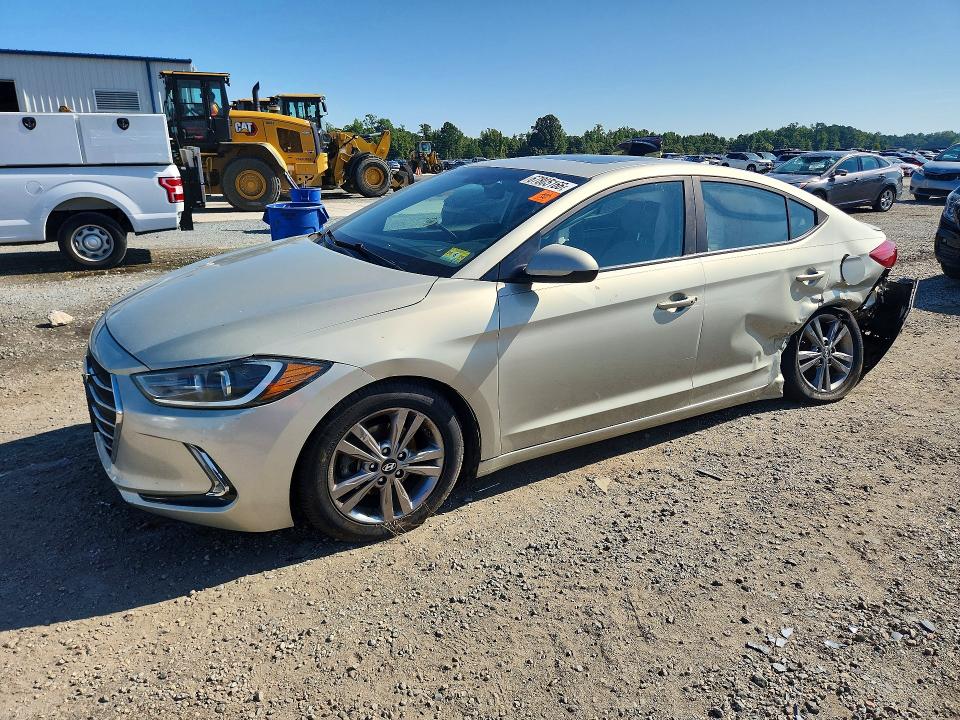 HYUNDAI ELANTRA 2017 с VIN KMHD84LF6HU243555 - Снимка от търг