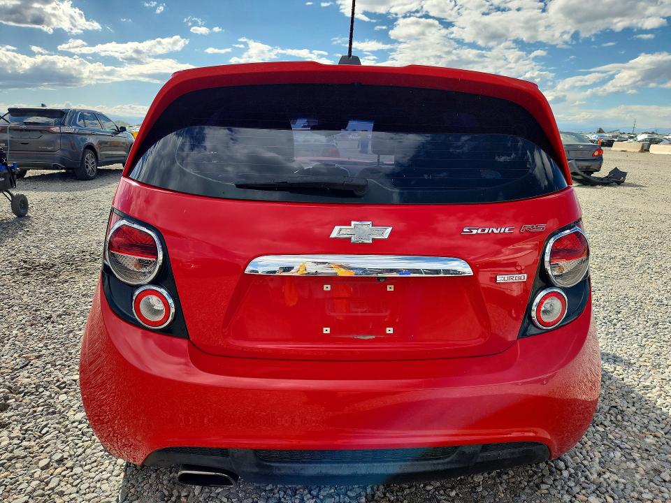 Photo 6 from auction – 2016 CHEVROLET SONIC with VIN 1G1JG6SB6G4110564