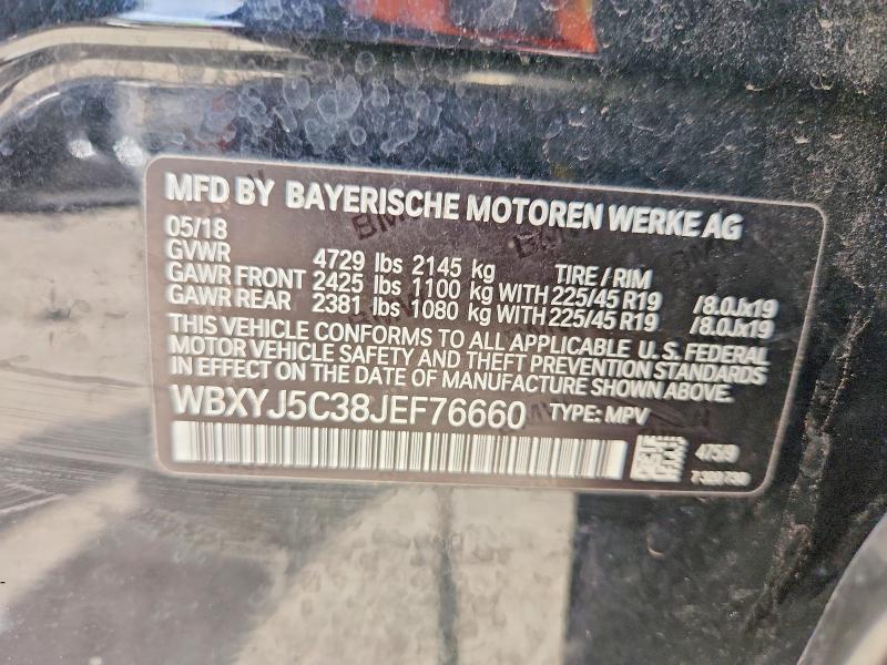 Фото 14 с аукциона – 2018 BMW X2 с VIN WBXYJ5C38JEF76660
