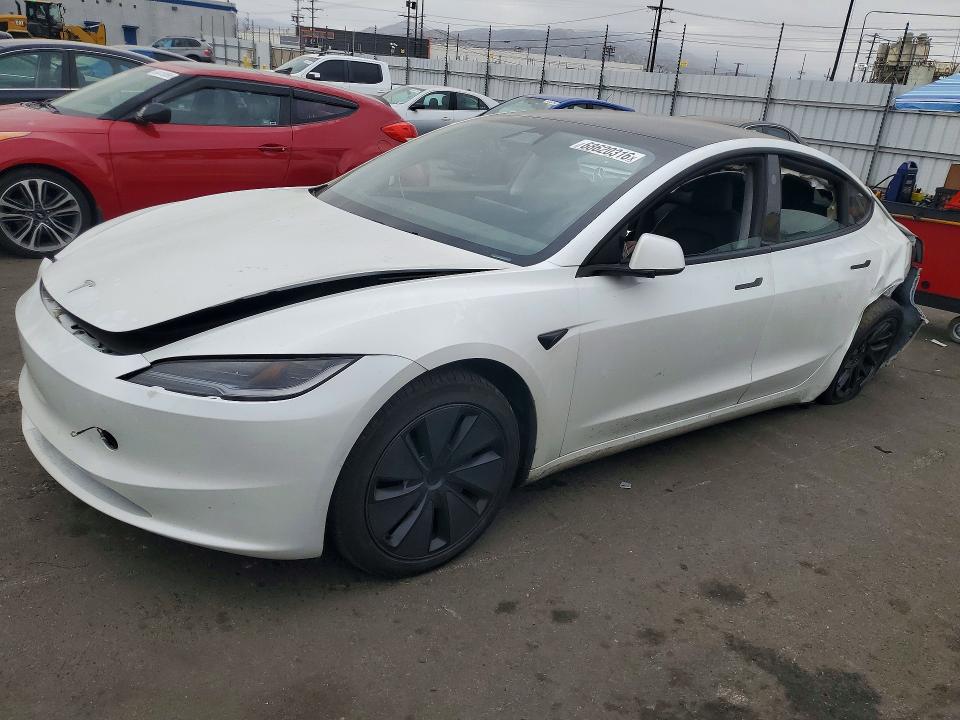 TESLA MODEL 3 2025 with VIN 5YJ3E1EA9SF010584 - Photo from auction