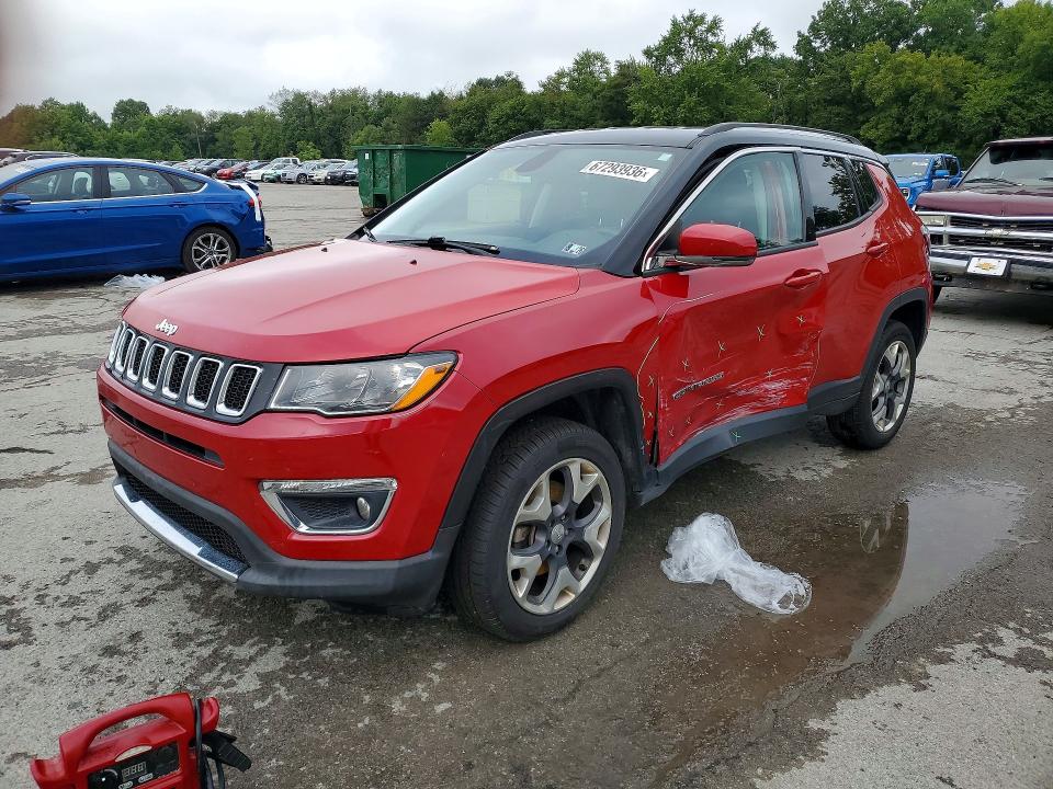 JEEP COMPASS 2018 с VIN 3C4NJDCB2JT396153 - Снимка от търг