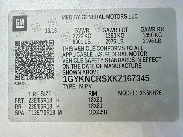 Photo 15 from auction – 2019 CADILLAC XT5 with VIN 1GYKNCRSXKZ167345