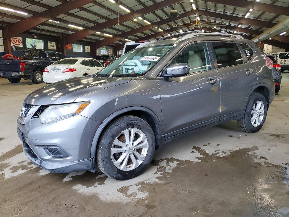 NISSAN ROGUE 2016 with VIN KNMAT2MV1GP636408 - Photo from auction